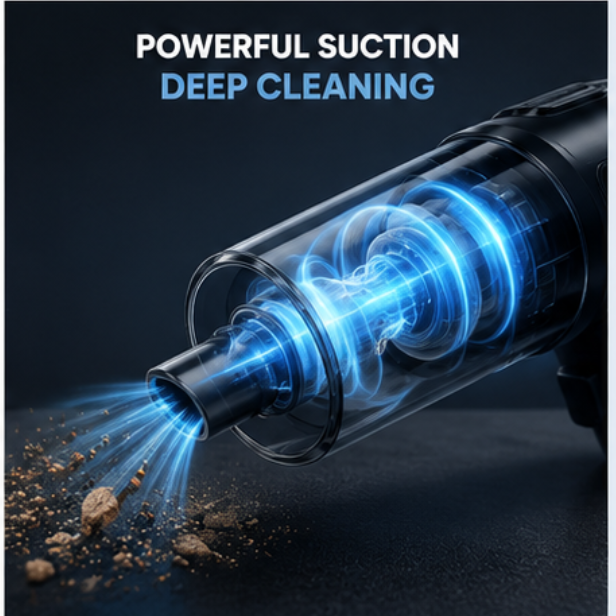 Multifunctional Cordless Vacuum Cleaner – Portable Car & Home Cleaning