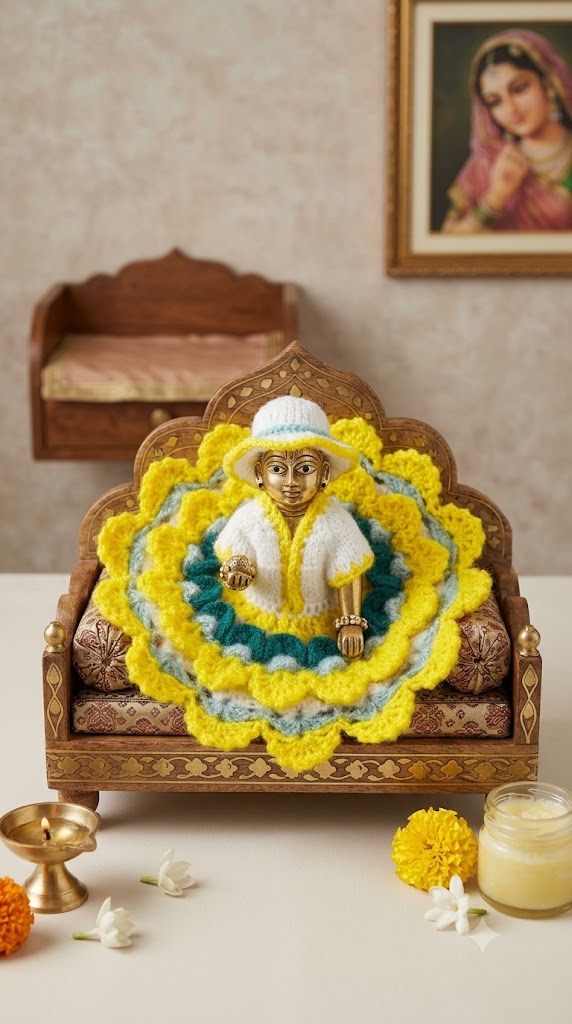 Kanha Ji Woolen Dress – Size 5